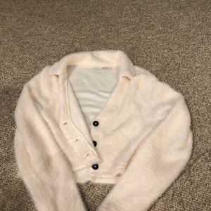 Fuzzy cardigan